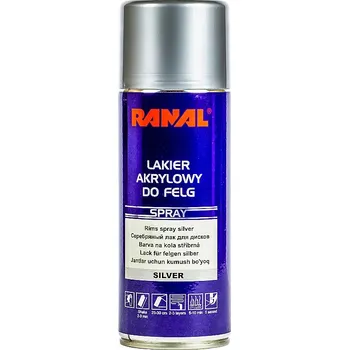 Barva ve spreji Lak na ráfky Ranal sprej 400 ml