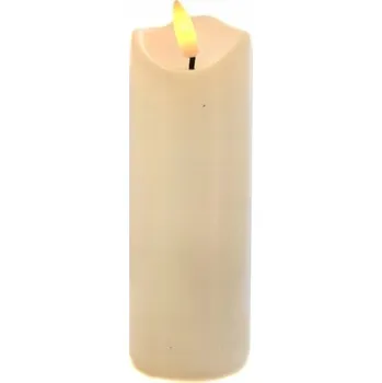 Svíčka Svíčka s černým knotem 12,5 cm na baterie, barva vosku [uveďte barvu vosku]