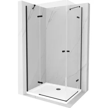 Sprchový kout Mexen Roma s otevíracími dveřmi 90 x 80 cm