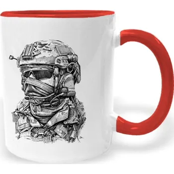 Hrnek - Voják Barva: Červená