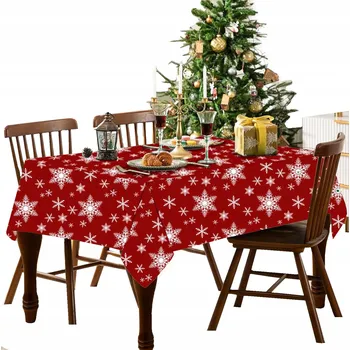 ubrus Obrus 140 cm x 300 cm obdélníkový bílá