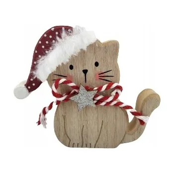 Obraz VÁNOČNÍ DEKORACE - KOČKA