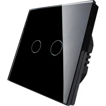 vypínač Dvojitý dotykový vypínač Polmark černý RT-2Q.CZ