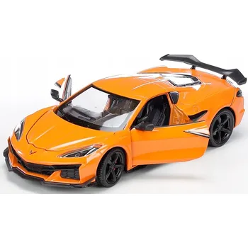 autíčko Chevrolet Corvette Z06 2023 Welly model 1:24 oranžový