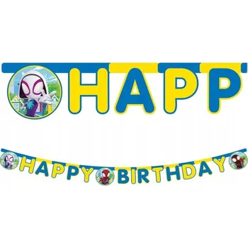 Narozeninový banner Girlanda SPIDEY Spiderman 200 cm