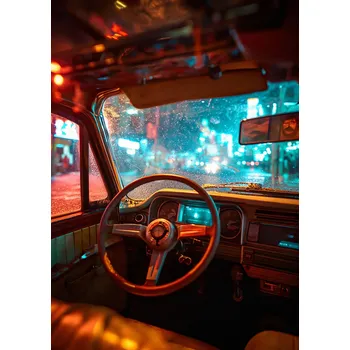 Plakát Plakát Noční Jezdec bez rámu 64 x 90 cm