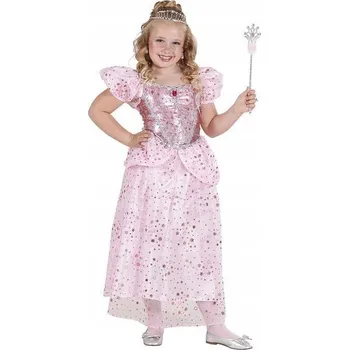 Karnevalový kostým Kostým Růžová Princezna Víla Vílka Velikost 140