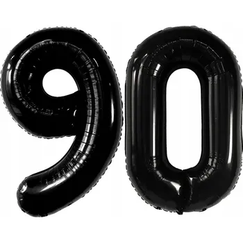 Balónek ČERNÝ FÓLIOVÝ BALÓN 80 CM ČÍSLICE 8 OSM osmička