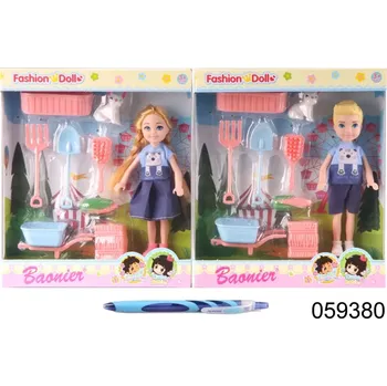 Panenka PANENKA/PANÁČEK 15cm FARMÁŘI