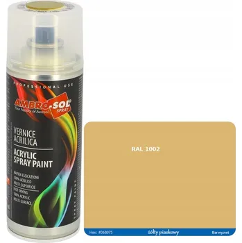 Barva ve spreji RAL 1002 AKRYLOVÝ LAK ve spreji pískový MATNÝ MILITARY ARMY 1233