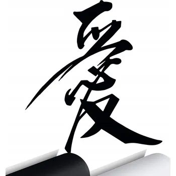 Samolepicí dekorace na vozidlo Samolepka na auto ČÍNA Čínské znaky 13x15