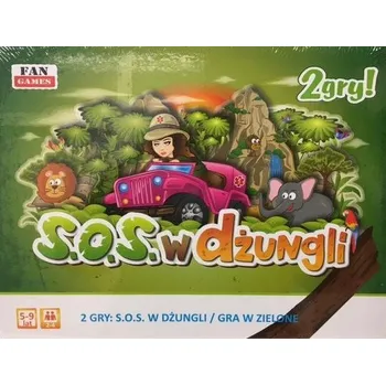 Desková hra Stolní hra S.O.S. v džungli 2 stolní hry pro děti cca Fan