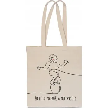 Nákupní taška PoStar béžová bavlna