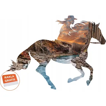 Samolepící dekorace Samolepka na stěnu dekorativní pro děti - kůň