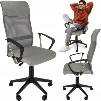 Otočná židle Jumi šedá