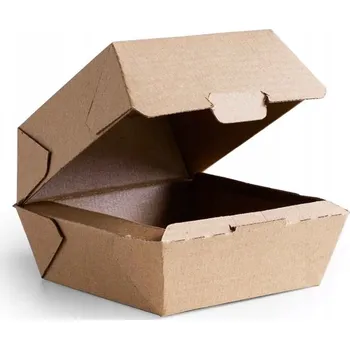 Obraz Termosová nádoba na hamburgery Vegware neprotéká 130x130x80 50 Ks