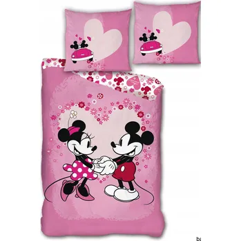 Povlečení Minnie Mouse RŮŽOVÁ SADA POVLEČENÍ V SÁČKU 140X200