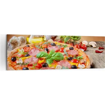 Obraz Velký obraz do obýváku 160x50 gastronomie moderní na plátně obrazy