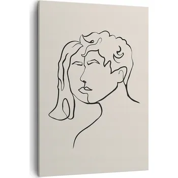 Obraz Obraz na plátně do obýváku, ložnice 50x70 pár foto obrazy na zeď canvas