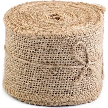 Stuha Jutová stuha šíře 60 mm Varianta: režná přírodní, Balení: 40.5 m