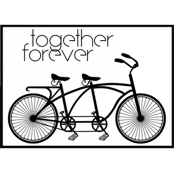 Obraz OBRAZ PLAKÁT V RÁMU 33x43 cm Tandem P992