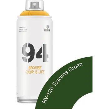 Barva ve spreji Montana MTN 94 sprej 400 ml RV-126 zelená