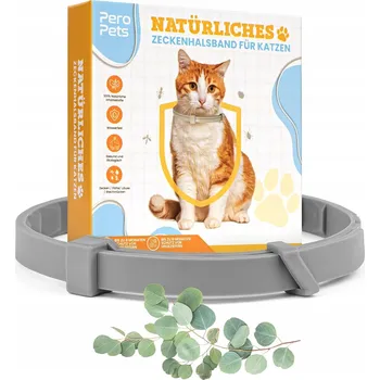 Antiparazitikum pro kočku Obojek pro pro kočky a psa proti klíšťatům, blechám, vším a komárům, přírodní, německý