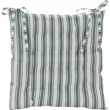 Polštář Vázaný zelený polštář na židli