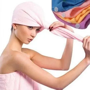 Ručník RYCHLESCHNOUCÍ RUČNÍK Z MIKROVLÁKNA NA VLASY TURBAN MAGIC TOWEL
