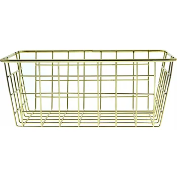 Obraz Kovový košík na ovoce zlatý