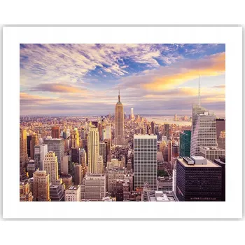Obraz Obraz plakát na zeď bez rámu 50x40 město foto plakáty obývací pokoj ložnice