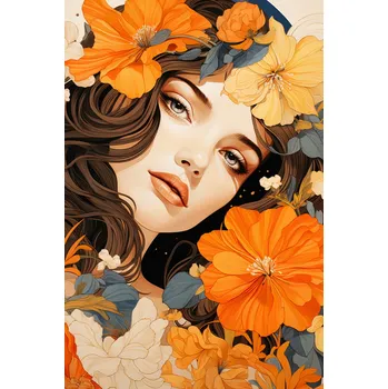 Plakát Plakát Květinová Esence bez rámu 61 x 91,5 cm