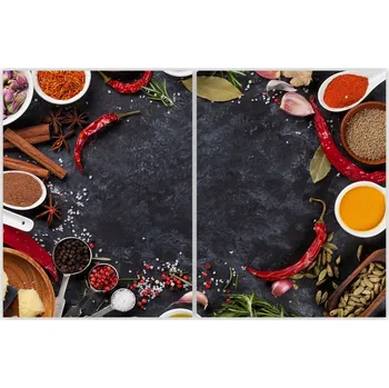 Kuchyňské prkénko Skleněná Ochranná Deska a Krájecí Prkénko | Indukce, Sporák ds-0405