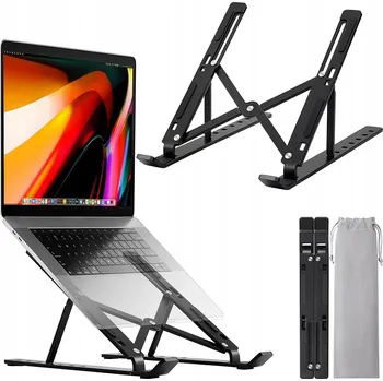 Hliníkový stolek pod notebook Novaza Tech s nastavitelným úhlem 15-40 °