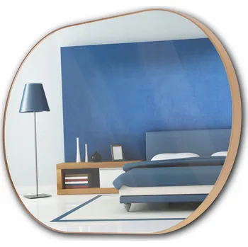 Zrcadlo Zrcadlo Glamour 120x80 cm ve Zlatém Hliníkovém Rámu