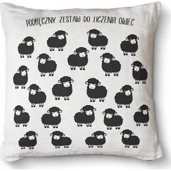 Polštář Dekorativní Foto Polštář Premium 40x40 - Přenosná sada na počítání oveček