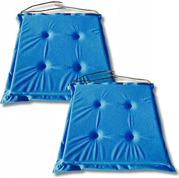 Podsedák 2 ks balení Polštář na sedák se šňůrkami na židli 40x40x3 cm 1331