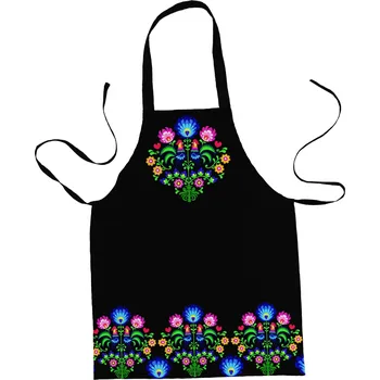 Kuchyňská zástěra Kuchyňská zástěra Sublix FS051 Lowicki černá