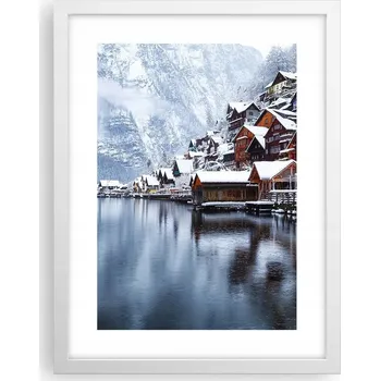 Obraz Obraz plakát v bílém rámu do obýváku 30x40 krajina plakáty na zeď