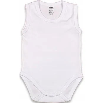 Body Body na ramínka RÁMEČEK Bez rukávů BÍLÉ vel. 80 KLEKLE