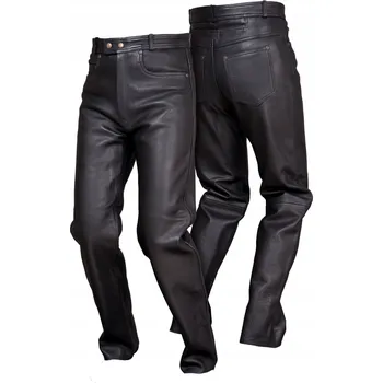 Moto kalhoty Kožené motocyklové kalhoty L&J Rypard Classic černé 3XL