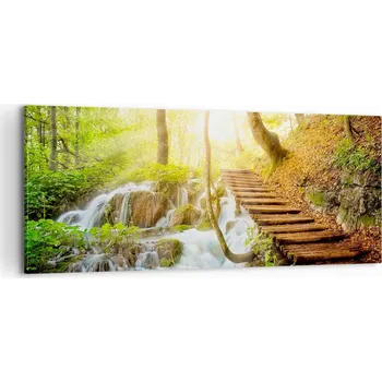 Obraz Foto obraz na plátně 100x40 krajina obývací pokoj ložnice na zeď velký