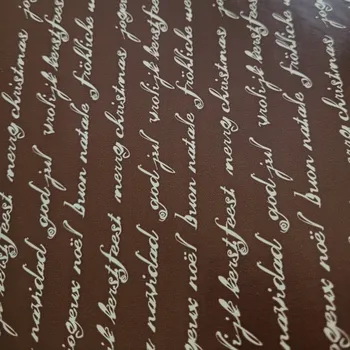 Obraz Balicí papír s nápisy 57cm x 2m 2m451