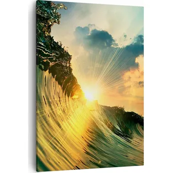 Obraz Obraz na plátně do obýváku, ložnice 50x70 Mořská vlna obrazy na zeď