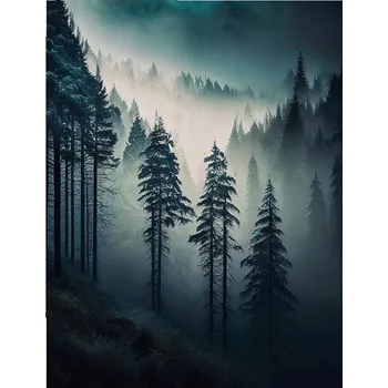 Obraz Obraz plakát na zeď bez rámu 40x50 les foto plakáty do obýváku ložnice