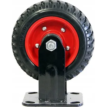 Pojezdové kolečko Pevné kolečko 160 mm plné pro transportní, skladový a průmyslový vozík