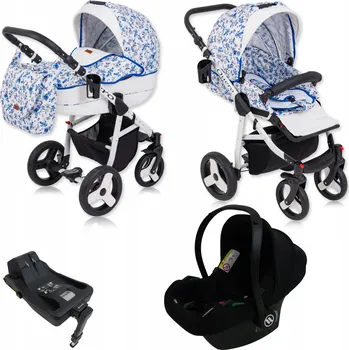 Kočárek QUERO ALU ECO Dětský Kočárek 4v1 + ISOFIX KAREX