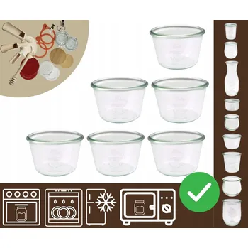 Sklenice WECK NA ZAVAŘENINY ZAVAŘOVACÍ SKLENICE weck 0,3 l