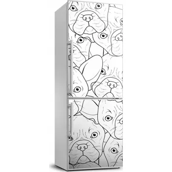 Fototapeta Samolepící foto na ledničku Francouzští buldoci