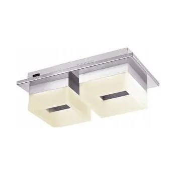 Stropní bodové svítidlo obdélníkové Reality čiré, bílé